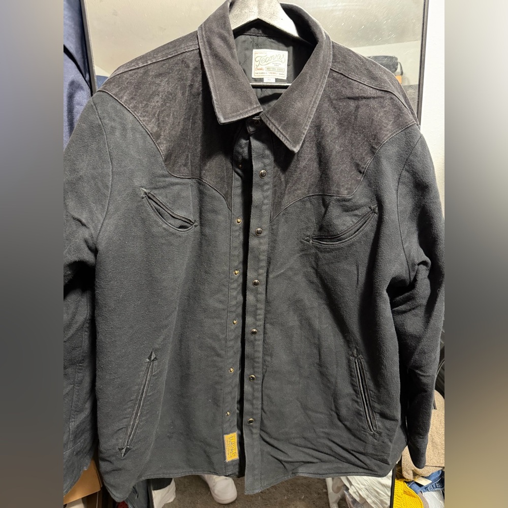 Tecovas Black Western Shacket XL